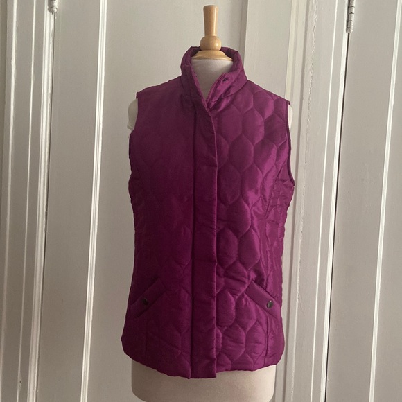 Jones New York Jackets & Blazers - Jones New York Sport Puffer Quilted Zipper Vest Medium Pockets EUC